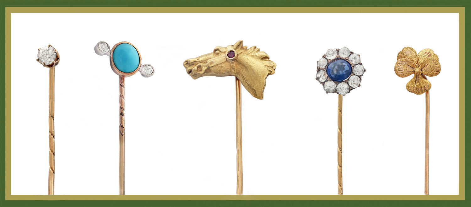 Victorian stick pins · the quiet calling card